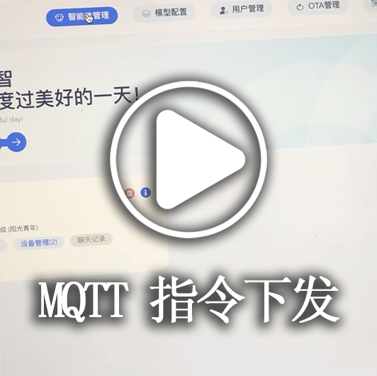 MQTT command issuance